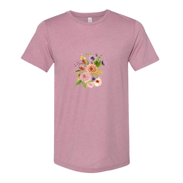 Flowers Triblend Tee Thumbnail